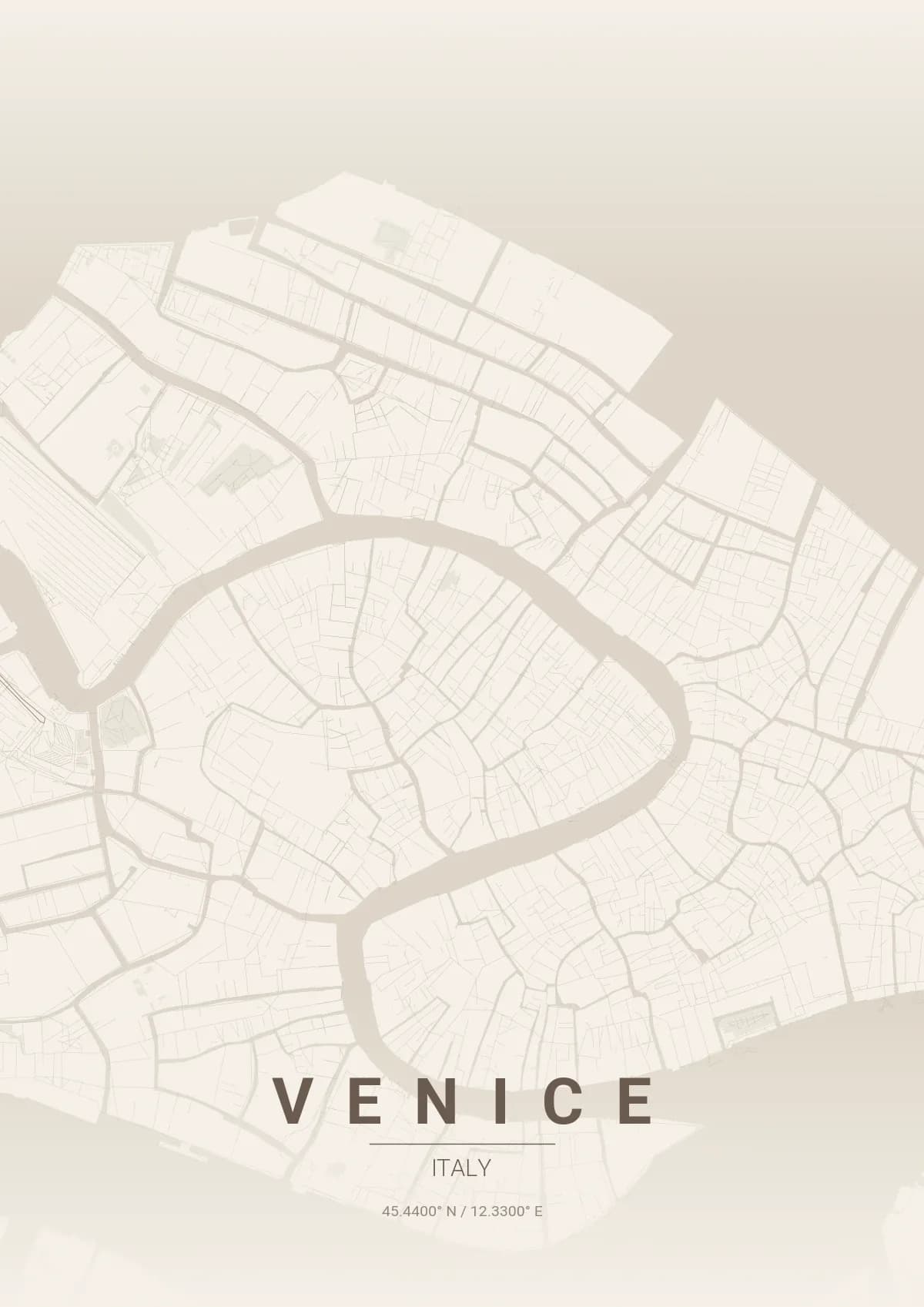 Engagement map poster gift
